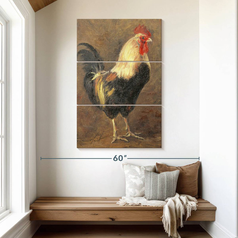 Brampt The Cockerel, 50" H x 32" W