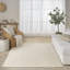 Pure Angles Outdoor Hand Tufted Abstract Area Rug in Ivory/Cream-590326637