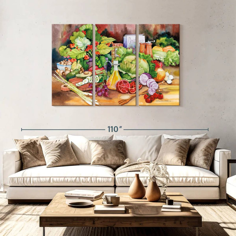 Yarlin Garden Salad, 48" H x 74" W
