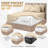 Luxury 1000 Thread Count Certified Egyptian Cotton Solid Extra Deep Pocket 4 Piece Bed Sheet Set-88850321-88850328