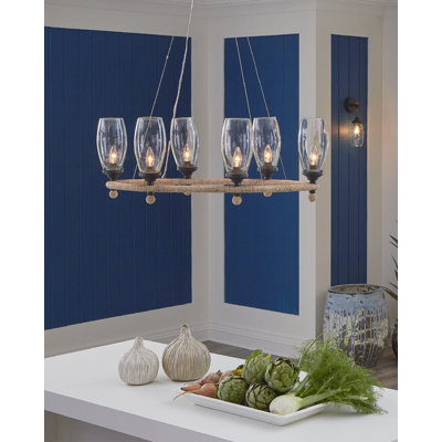 Hightider 6 - Light Dimmable Wagon Wheel Chandelier