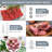 2000W Electric Meat Grinder with 3 Grinding Plates, Sausage Stuffing Tubes, Kubbe Kits, ETL Approve