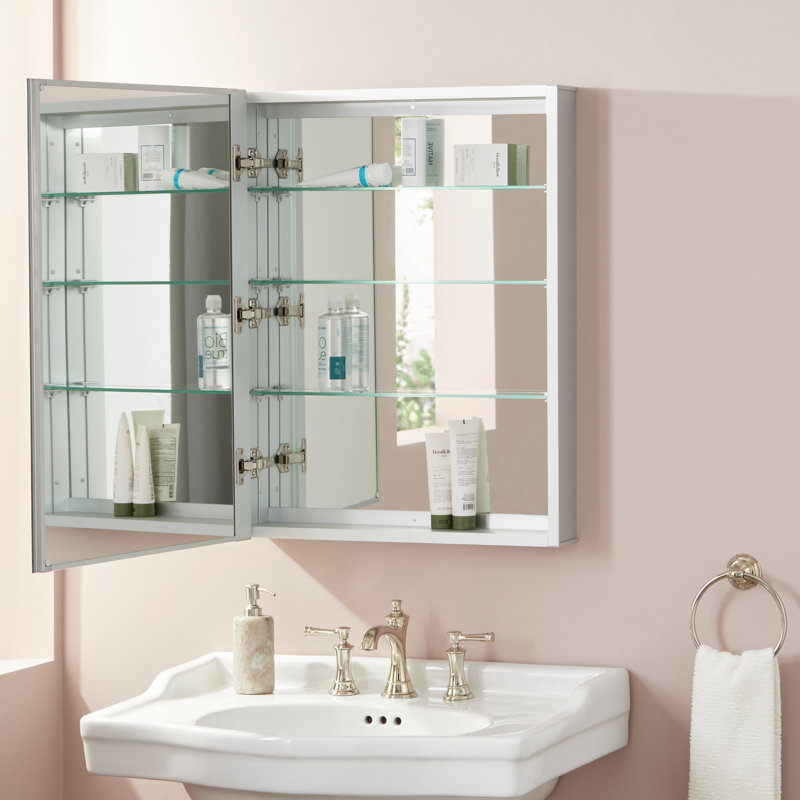 23" Alastor Medicine Cabinet with Reversible Hinges, 23"
