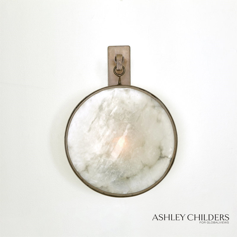 Anya Wall Sconce-Black/Bronze