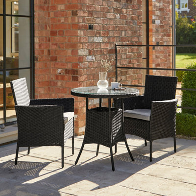Dubose Wicker Patio Dining Set with