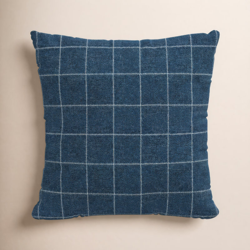 Housse de coussin carré en coton Iver, 18 po x 18 po, Polyester