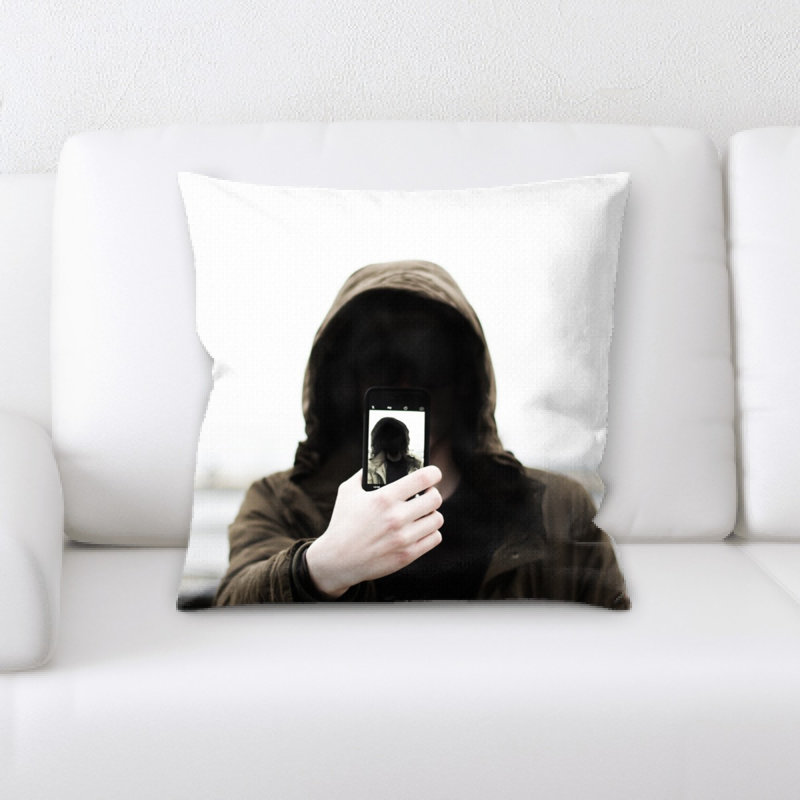 Coussin décoratif selfie