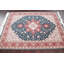 Tapis de zone one-of-kind à la main noué la new age rose/bleu 4 pi 11 po x 6 pi 11 po Lilburn