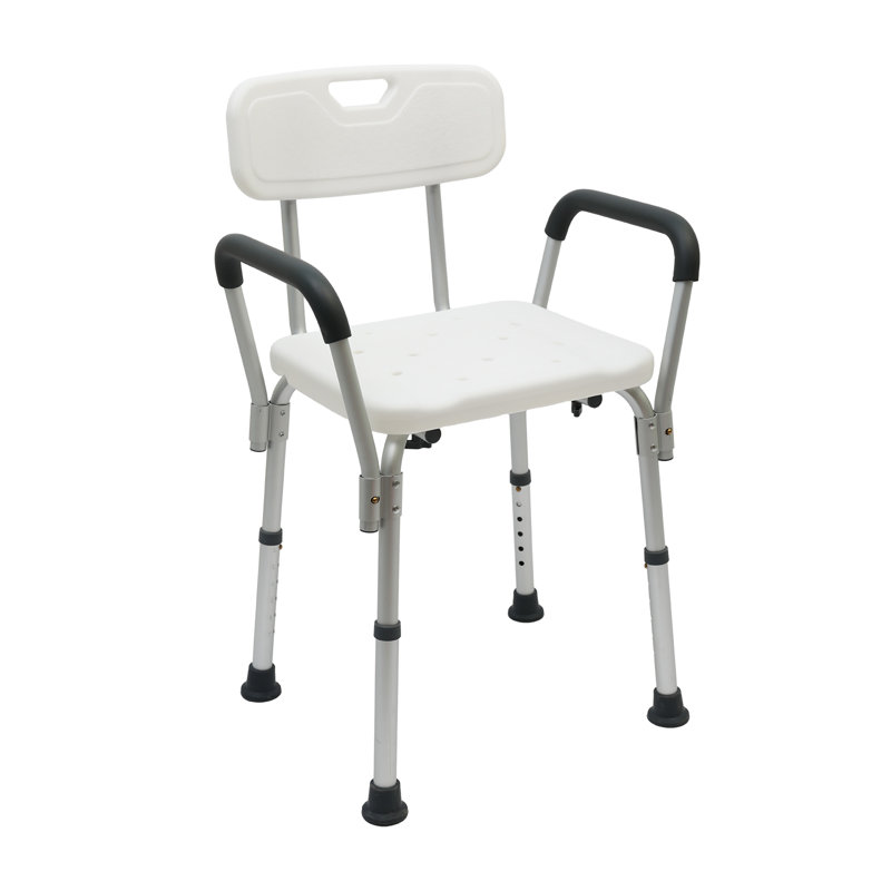 BAOKALER Shower Chair with Adjustable Height Backrest