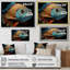 Portrait de poisson - art mural sur toile-1632910692-1632910693