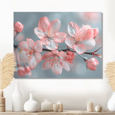  «Rose Apple Blossom Spring Awakening I - Art mural fleur de pommier
