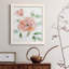 Rose Contour - Peinture sur toile encadrée-614563134-614563131