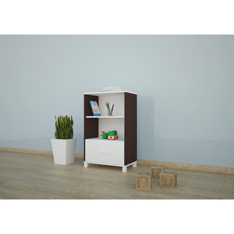 Hedon 85cm H X 60cm W Kids Cube, Wenge Chestnut