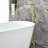 1 Handle Floor Clawfoot Tub Faucet with Diverter-59213049