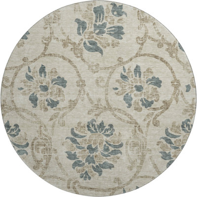 Premium Machine Washable Prisco Beige Rug
