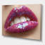 Femme, femme, rouge à lèvres et paillettes - Photographie sur toile-59842759-59842758