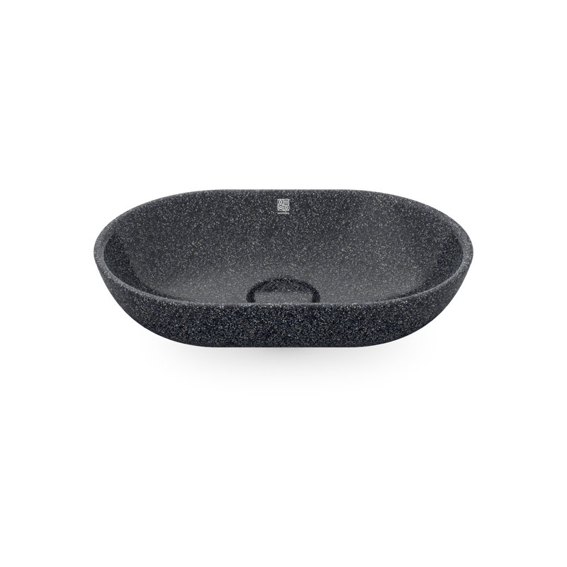 Soft60 23.62'' L Bathroom Sink, Stone