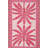 Pink Themed Palm Tree Motif Patterned Vintage Decorative Carpet-2062037589