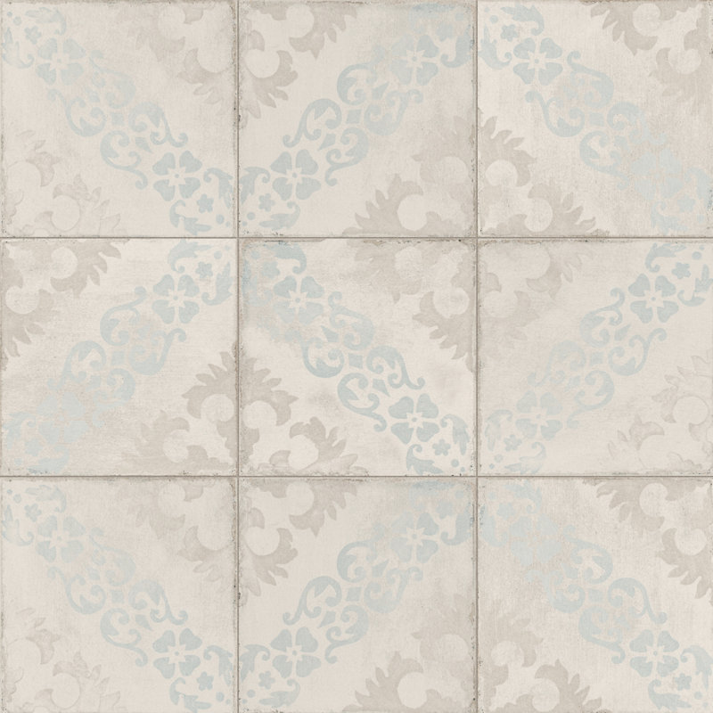 Barcelona 6" x 6" Porcelain Patterned Wall & Floor Tile