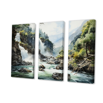 " Cascading Dreams Columbia River " 3 - Pieces