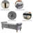 62" Bedroom Tufted Button Storage Bench, Modern Fabric Upholstered Ottoman, Window Bench, Rolled Arm Design For Bedroom, Living Room, Foyer-2013915574