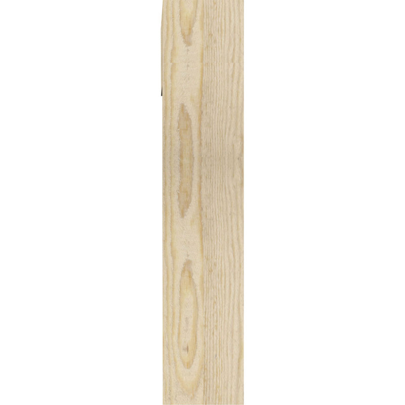 Crochet de fer traditionnel 4 po Crawley, H 20 po x P 18 po, Sapin Douglas (l 4 po x P 4 po)