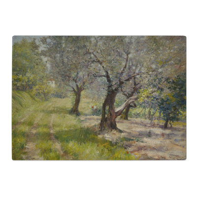 The Olive Grove by William Merritt Chase Chopping Board