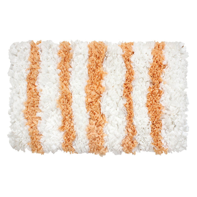 Ensemble de tapis de bain Ambera, Orange, Simple - L 30 po x l 20 po