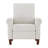 Modern Upholstered Push-Back Roll Arm Recliner Armchair with Solid Wood Legs(Set of 2)-121438223