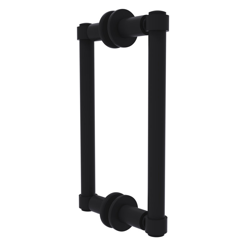 Allied Brass Shutter/Door Accessory, 1.7" H x 8" W, Matte Black