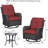 Tonry 2 - Person Patio Conversation Sets with Cushions-1640578925