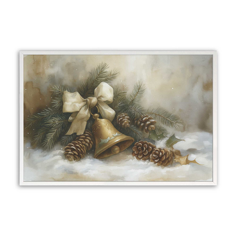 Golden Carol, reproduction d'art, 16 po x 20 po, Blanc opaque