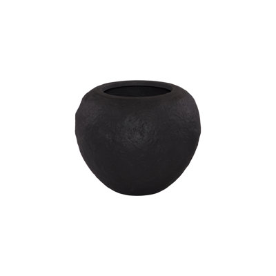 Aera Planter Wide, Black, Small