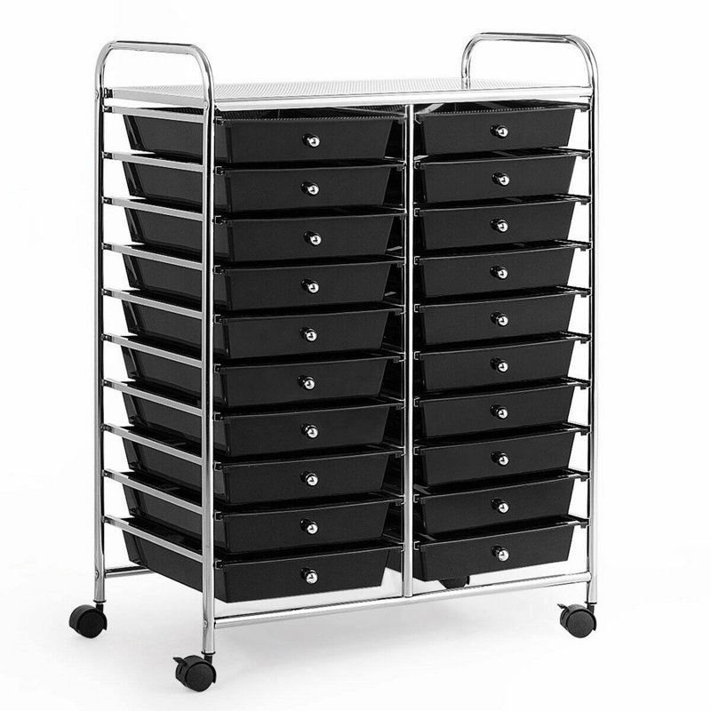 34'' H x 25'' W Utility Cart with Wheels