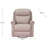 Dhiya Power Headrest Top Grain Leather Swivel Glider Recliner-1244472863