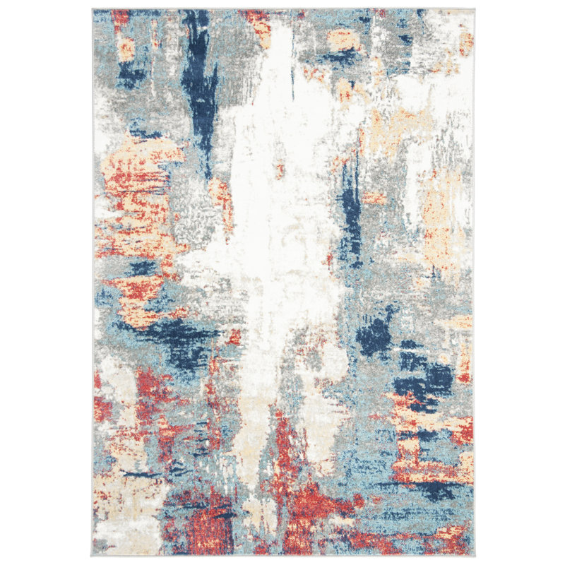 Genessys Performance Abstract Rug, Rectangle 8' x 10'