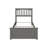 Huntsville Solid Wood Platform Bed with Slatted Headboard-821910674