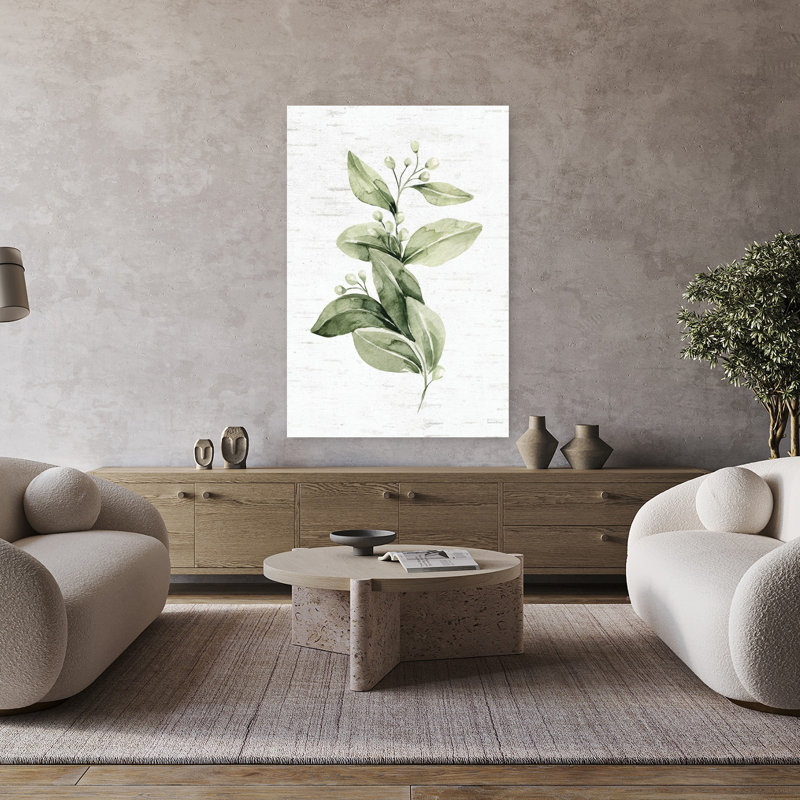 Leafy Retreat 5, art naturel contemporain, H 48 po x l 32 po