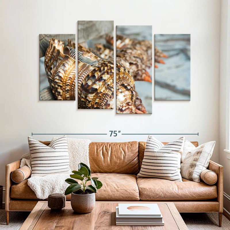 Aletra Ocean Shells, 42" H x 68" W