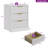 Fluted Nightstand With 3 Storage Drawers-2102957504-2101074999