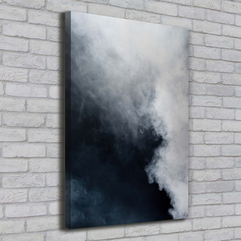 White Smoke - Wrapped Canvas Print