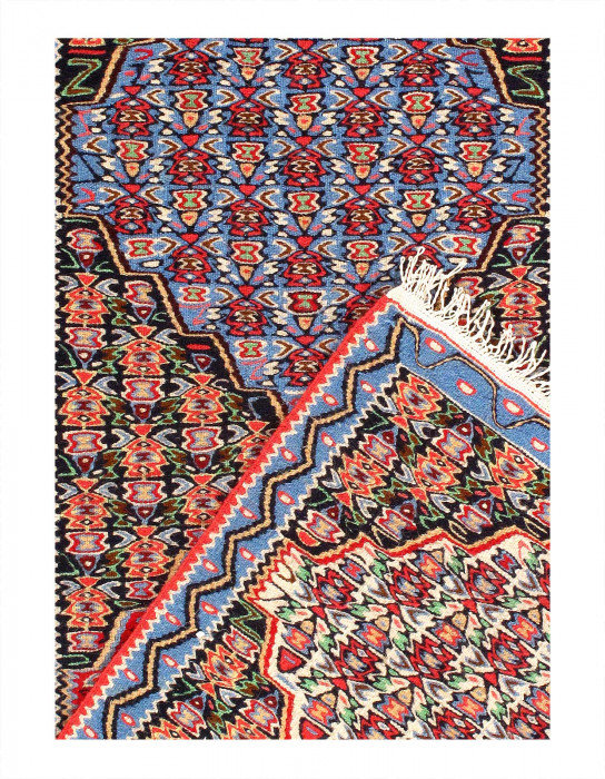 Fine Hand Knotted Flat weave Senneh Runner 2'3'' X 9'11''