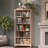 Albrecht Bookcase 5 Adjustable Shelf Open Solid Pine Wood - Living Room, Office and Room by Red Barrel Studio-434698582