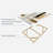 Abstract Gold And Gray Rectangles On Canvas Print-1914473695