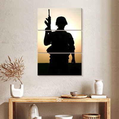 USA Soldier Silhouette
