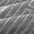 10 PCS Queen Luxury Jacquard Comforter Set Grey