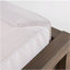 ensemble modulaire d'extérieur en bois avec coussins, blanc