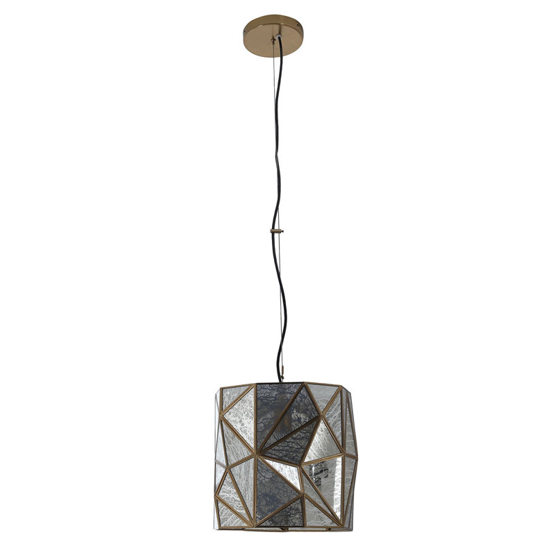 Mini-luminaire suspendu 1 lumière Metropolitan Geo-Gem