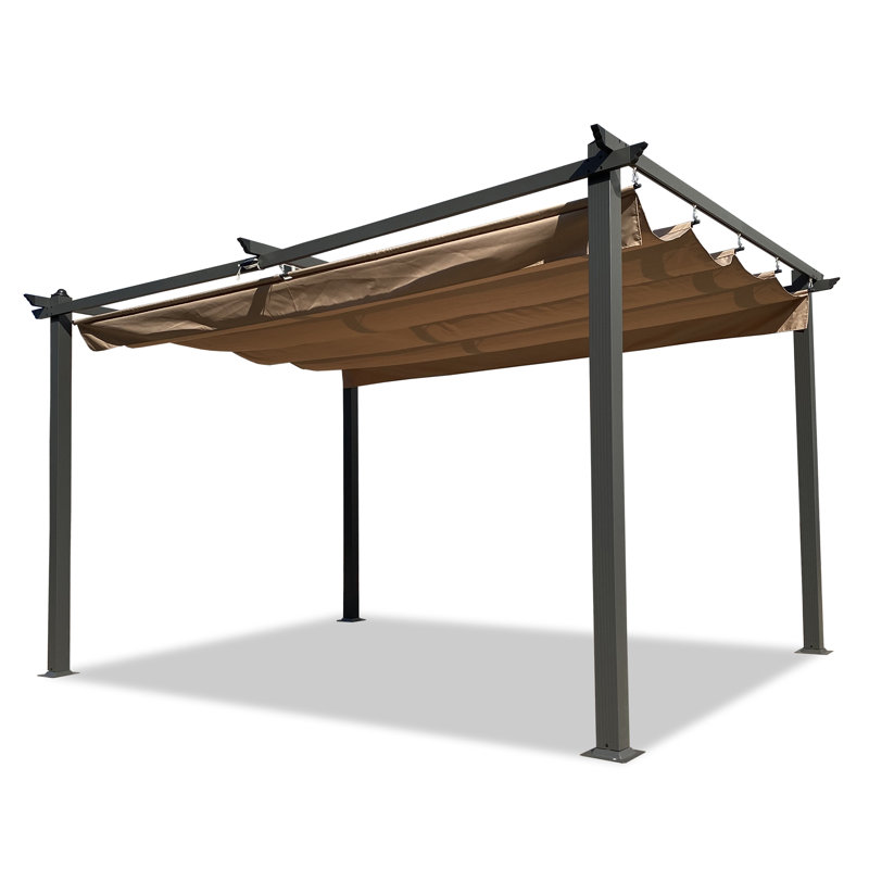 Sunny yard Aluminum Pergola with Canopy & Reviews | Wayfair