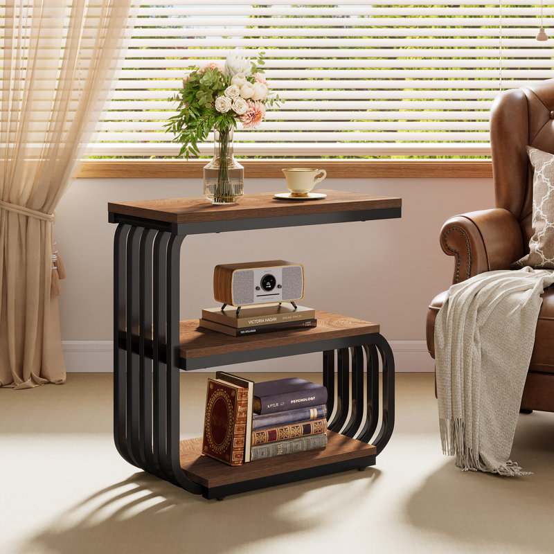 Pedestal End Table, 1